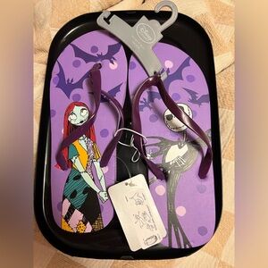 Disney store nightmare before Christmas flip-flops
